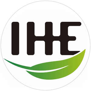 IHE 广州国际大健康产业博览会 logo